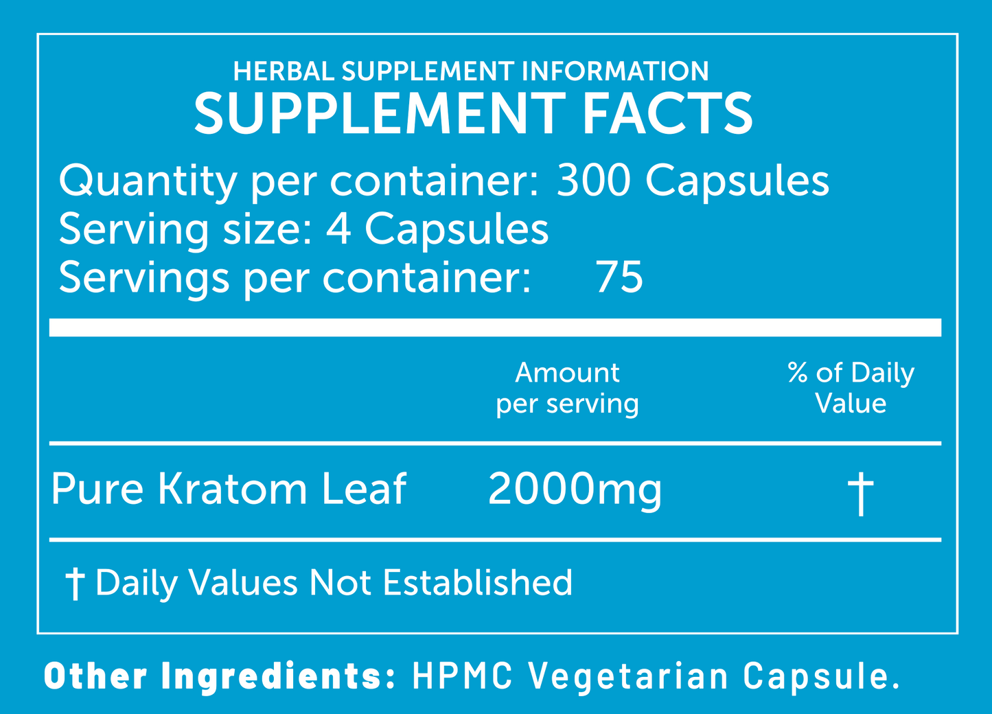 Kratom - Green Maeng Da 500mg Pill