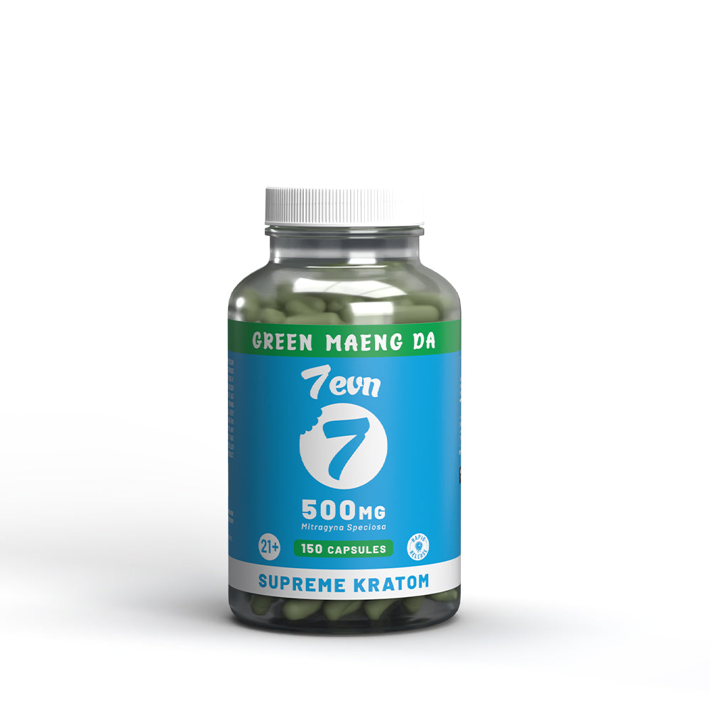 Kratom - Green Maeng Da 500mg Pill