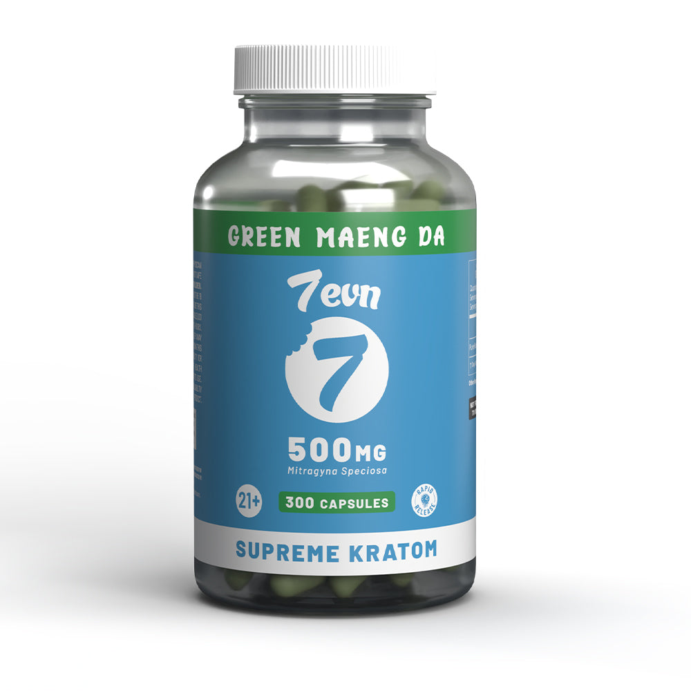 Kratom - Green Maeng Da 500mg Pill