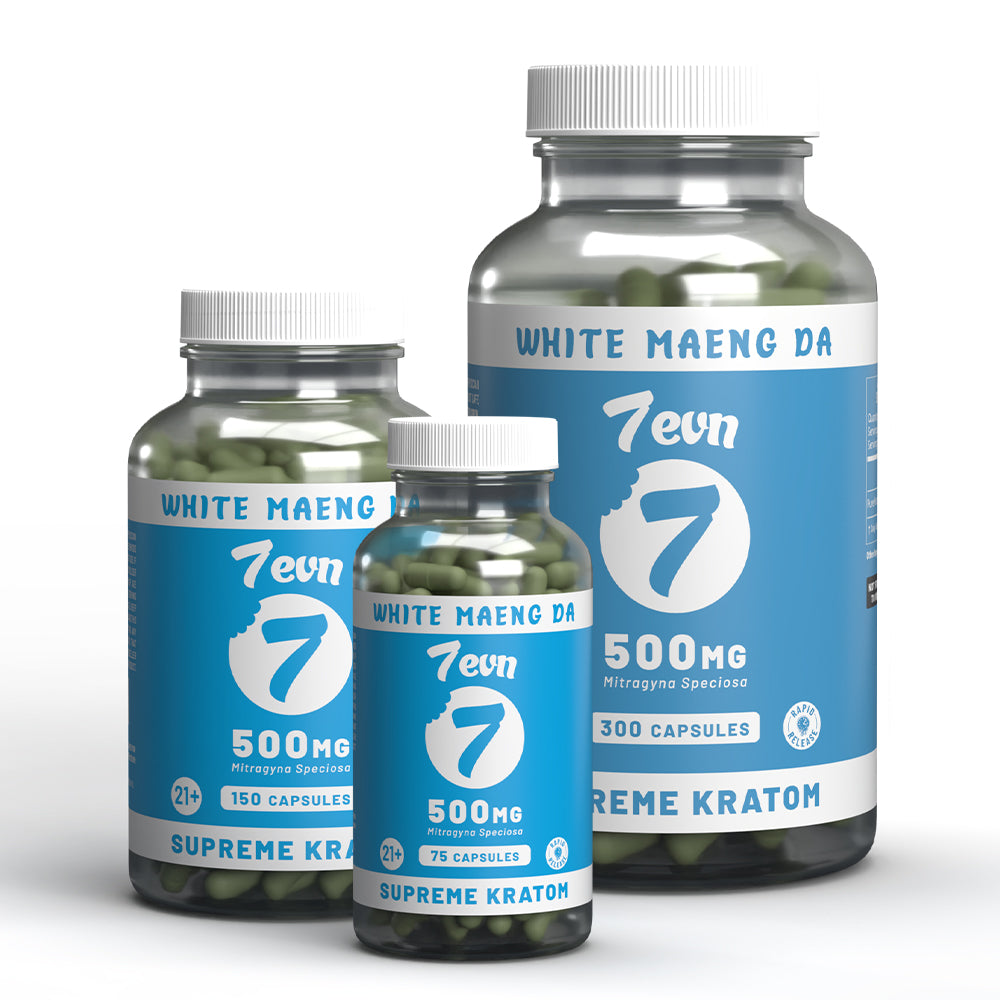 Kratom - White Maeng Da 500mg Pill